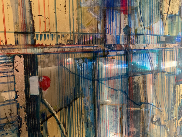 Art | Tenny | Manhattan Artist| Eglomise paintings| High-end handcrafted surfaces| Modern design finishes | Gold leaf mirror art
