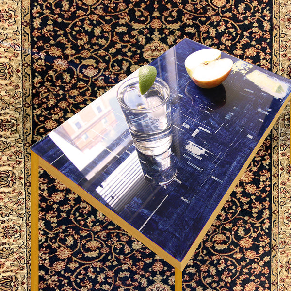 Art | Tenny | Manhattan Artist| Eglomise paintings| High-end handcrafted surfaces| Modern design finishes | Gold leaf mirror art