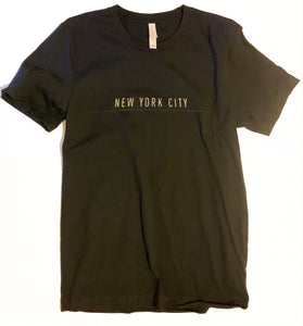 New York City Black Cotton T- shirt (Unisex)